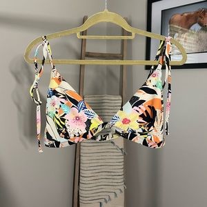 (Top and bottom) Old Navy floral bikini